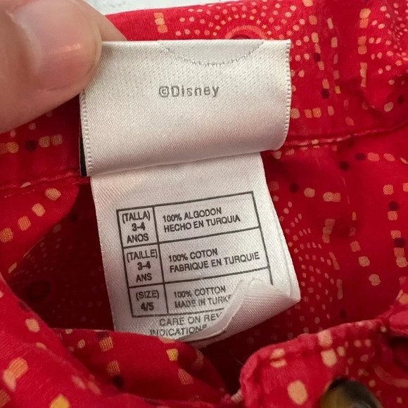 Disney Store  Tigger Button-Up Orange | Boys 4/5 - Picture 6 of 6